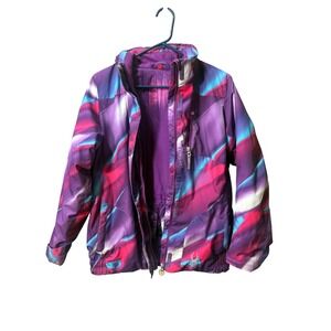 Girls Size 18 Spyder Ski Style Jacket Good Condition No Hood